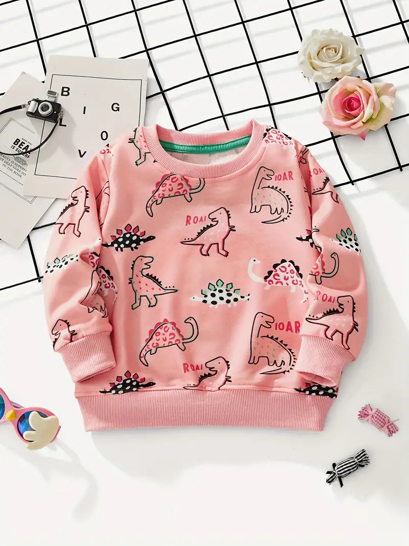 Dino-Mite Pink Sweatshirt