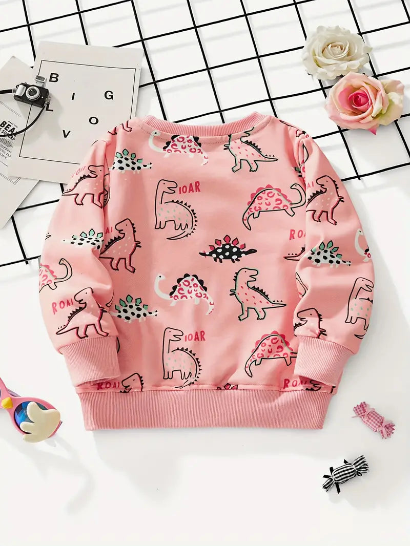 Dino-Mite Pink Sweatshirt