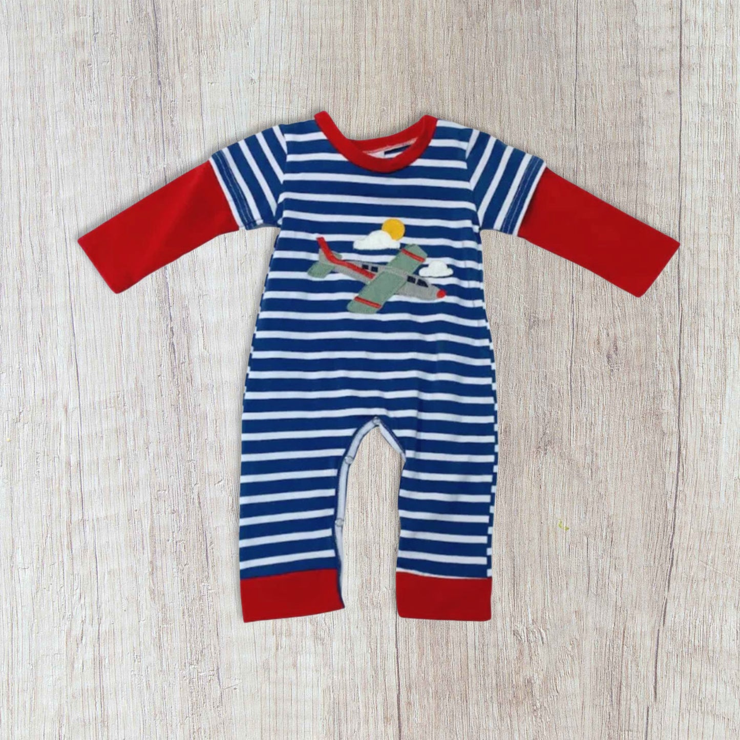 Up in the Air Boy Romper