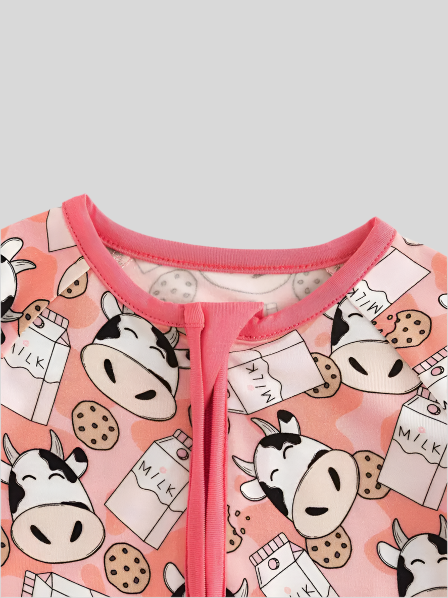 Cows & Cookies Bamboo Convertible Romper