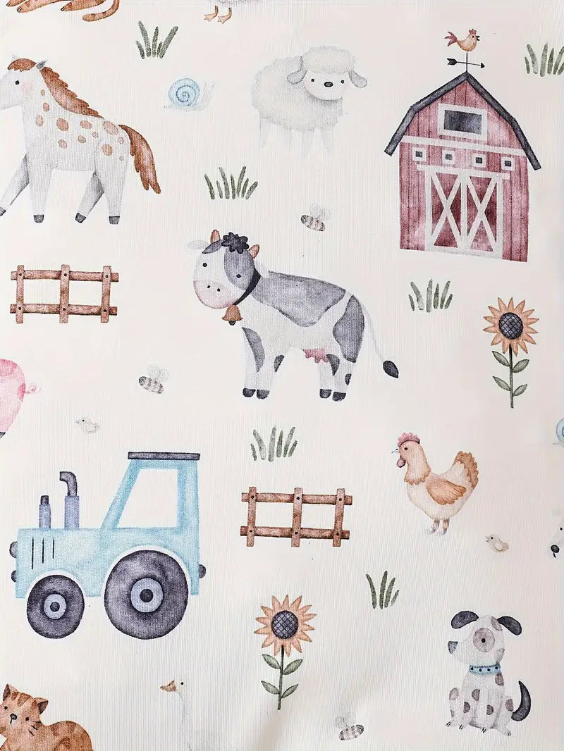 Farmyard Friends Shortie Romper