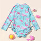 Flamingo Fun Rash Guard