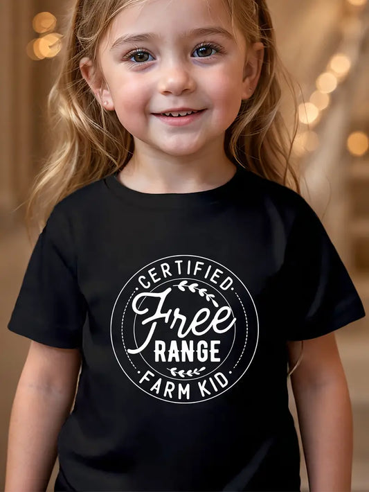 Free Range Farm Kid Girl's Top