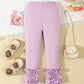 Girl's Layered Ruffle Leggings