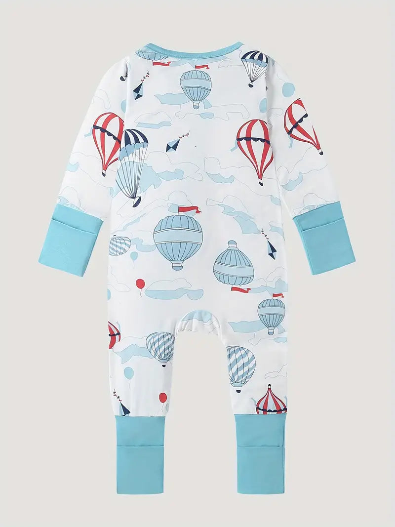 Zippy Bamboo Romper - Hot Air Balloon