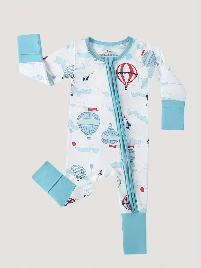 Zippy Bamboo Romper - Hot Air Balloon