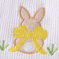 Easter Floral Bunny Egg Embroidery Girl Dress