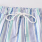 Blue Stripe Men Swim Trunks