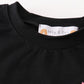 Black Halloween Mom&Girl Boo Chenille Patch Top