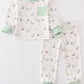 Sage Duck Print Boy Pajamas Set