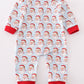 Blue Christmas Santa Claus Boy Romper