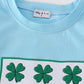 Blue Clover Embroidery Boy Set