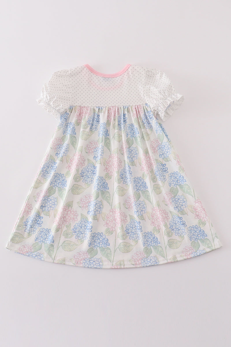 Pink Blossom Serenity Print Girl Dress