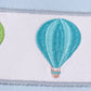 Blue Hot Air Balloon Embroidery Boy Set