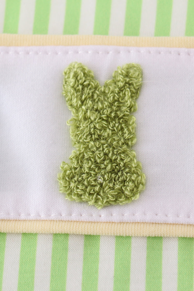 Green Easter Bunny French Knot Boy Jonjon