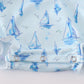 Blue Sailboat Print Girl Bubble