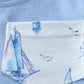 Blue Sailboat Print Boy Bloomer Set