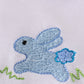 Leopard Bunny Embroidery Boy Gingham Bubble