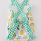 Green Lemon Print Girl Bubble