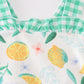 Green Lemon Print Girl Bubble