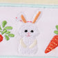 Easter Stripe Bunny Embroidery Boy Bubble