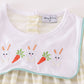 Easter Stripe Bunny Embroidery Girl Dress