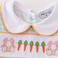 Easter Bunny Embroidery Girl Gingham Bubble