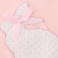 Pink Easter Bunny Applique Girl Dress