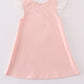 Pink Easter Bunny Applique Girl Dress