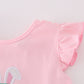 Pink Golf Easter Applique Girl Set