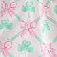 Green St. Patrick's Clover Print Girl Set