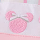 Pink Plaid Character Embroidery Girl Set