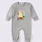 Grey Hunting Applique Boy Romper