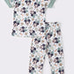 Green Character Print Unisex Pajama Set