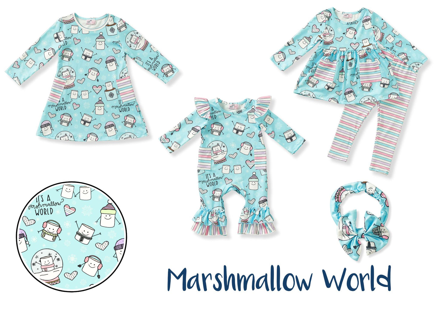 Marshmallow World Romper