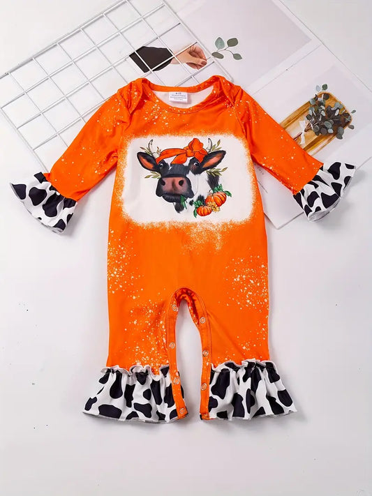 Orange Orchard Adventure Romper