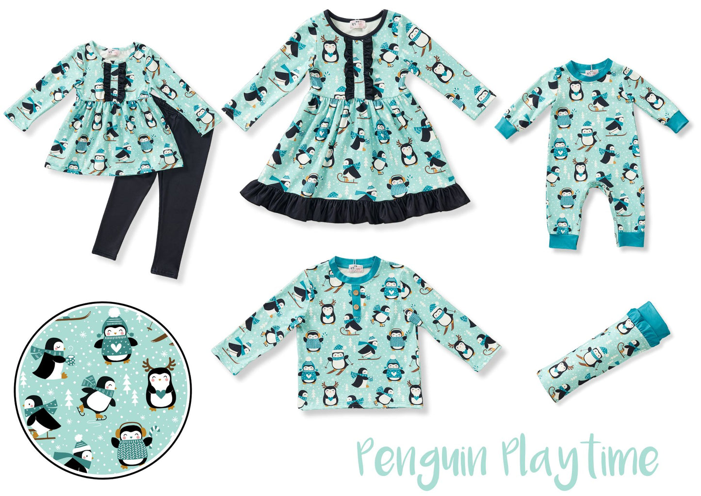 Penguin Playtime Romper