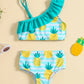 Pineapple Passion: 2-Piece Swim Set