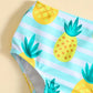 Pineapple Passion: 2-Piece Swim Set