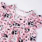 Pink Cutie Cows Dress