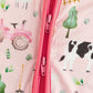 Farm Fun Pink Bamboo Convertible Romper