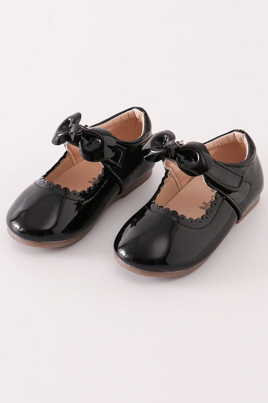 Black Bow Mary Jane Shoes