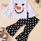 Snowman Polka Dot Outfit