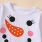 Snowman Polka Dot Outfit