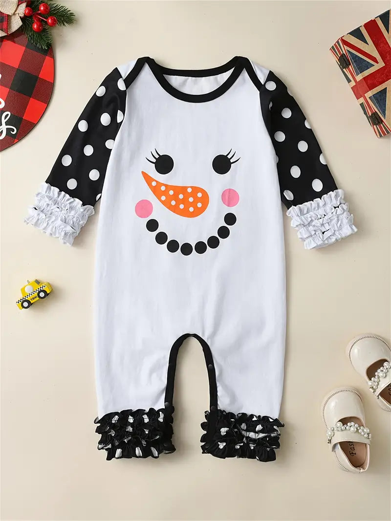 Snowman Smiles Romper