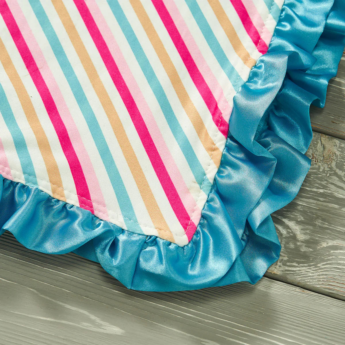 Minky Blanket - Summer Stripe