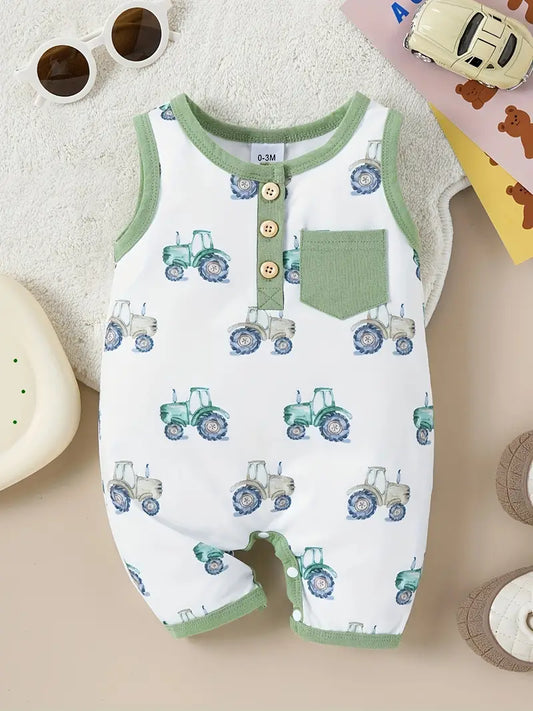 Tiny Tractors Romper