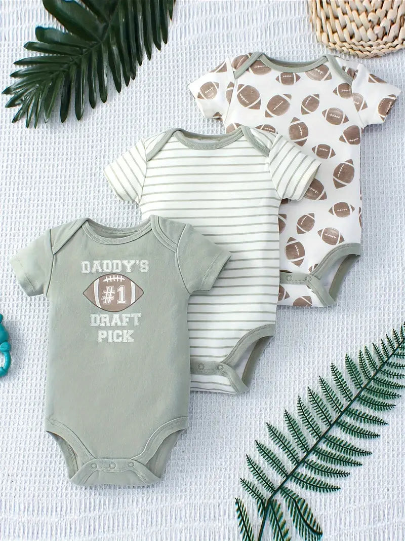 Touchdown Trio Onesies