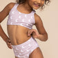 Moon Print 2Pc Girl Swimsuit